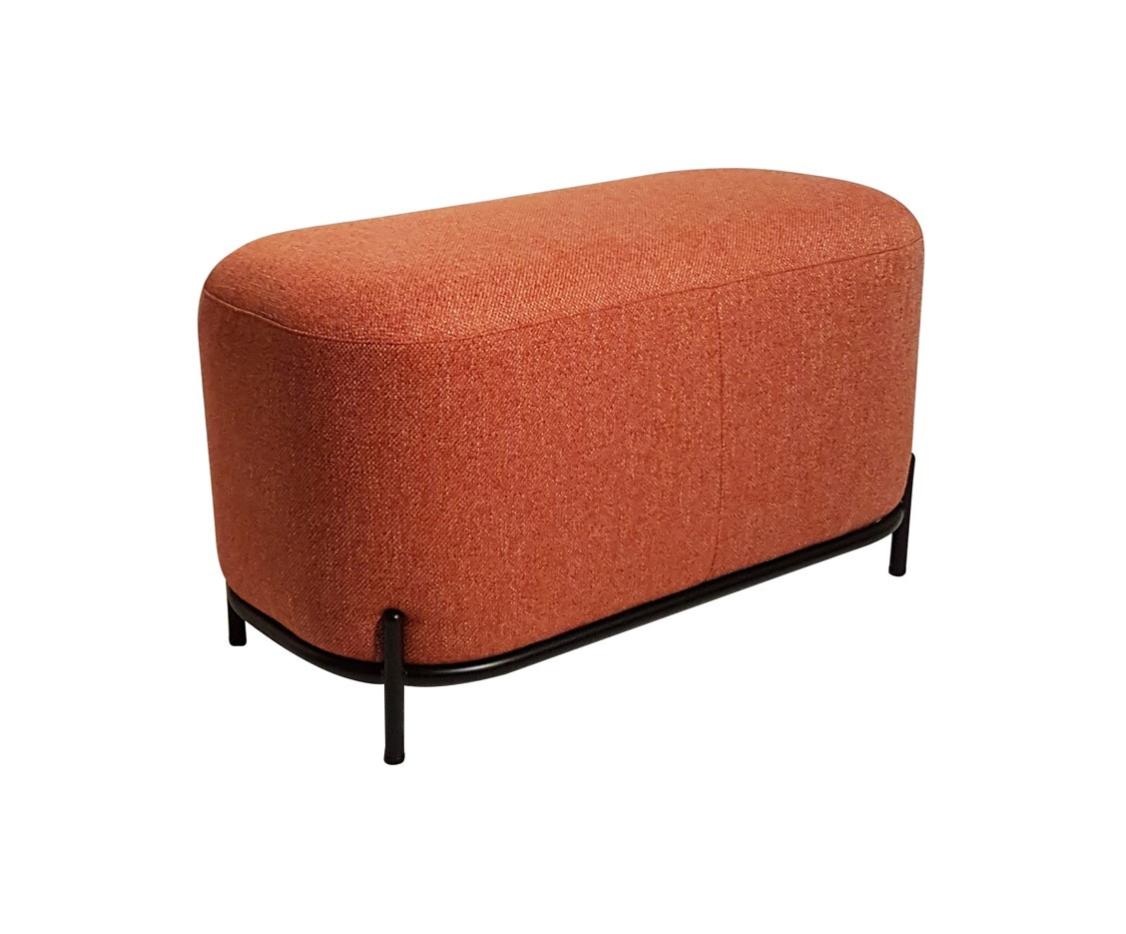 Christopher Knight Home Poltrona Reclinabile Mid Century - Tufted In Tessuto Arancione Tenue - Coppia - 4