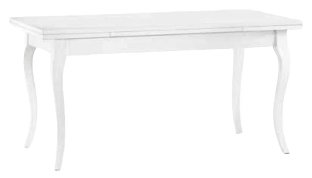TAVOLO RETTANGOLARE IN LEGNO ALLUNGABILE 160X85 FINITURA BICOLORE Mobili2g
