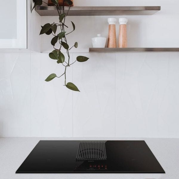 Plaque de cuisson avec hotte intégrée Silverline FLOW MAX PRO 78cm noir et  inox - Recyclage