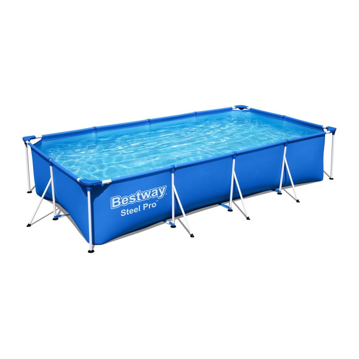 Piscina Sobre El Suelo Rectangular Steel Pro Frame