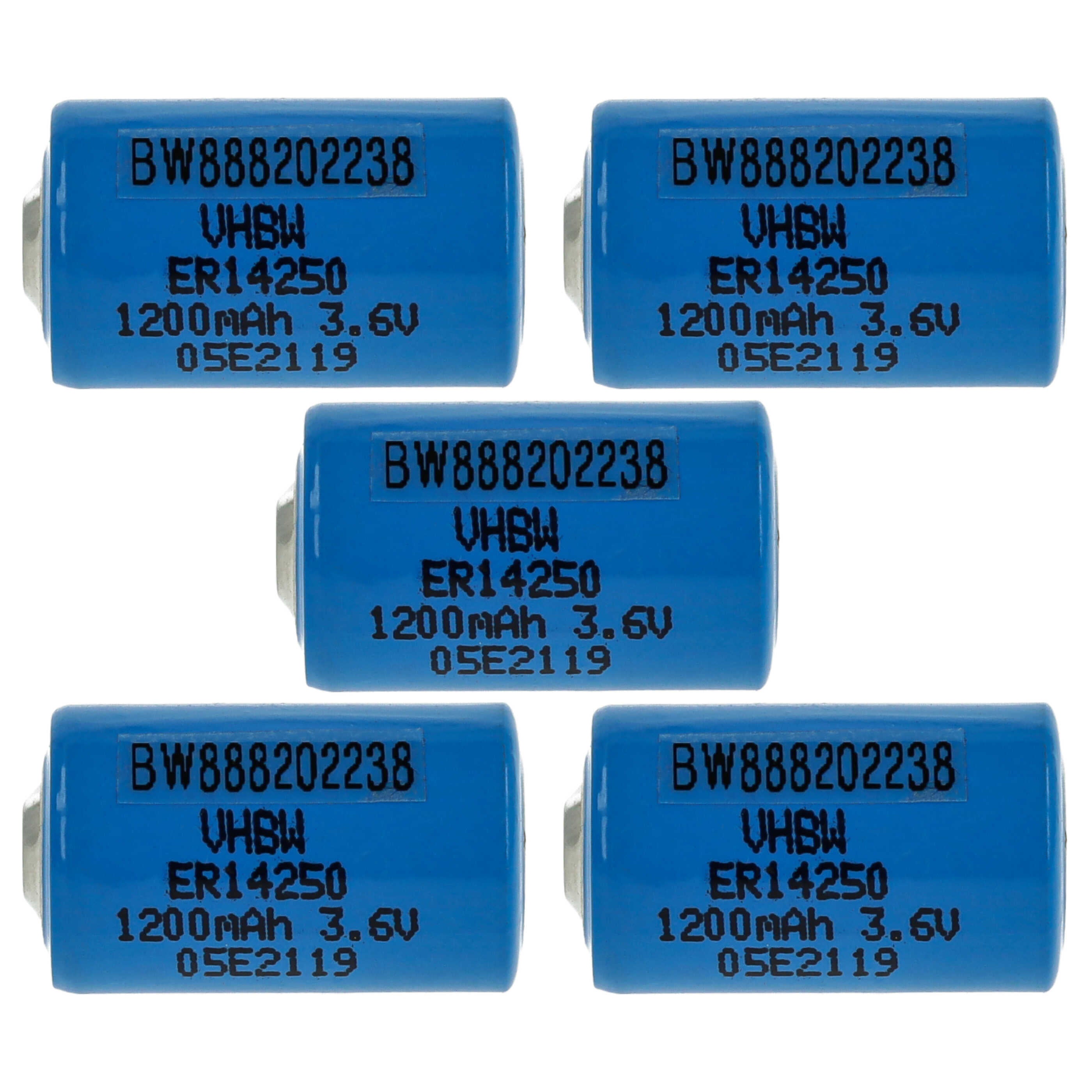 Vhbw - vhbw Pile au lithium ER14250 - Pile spéciale (1200mAh, 3,6V