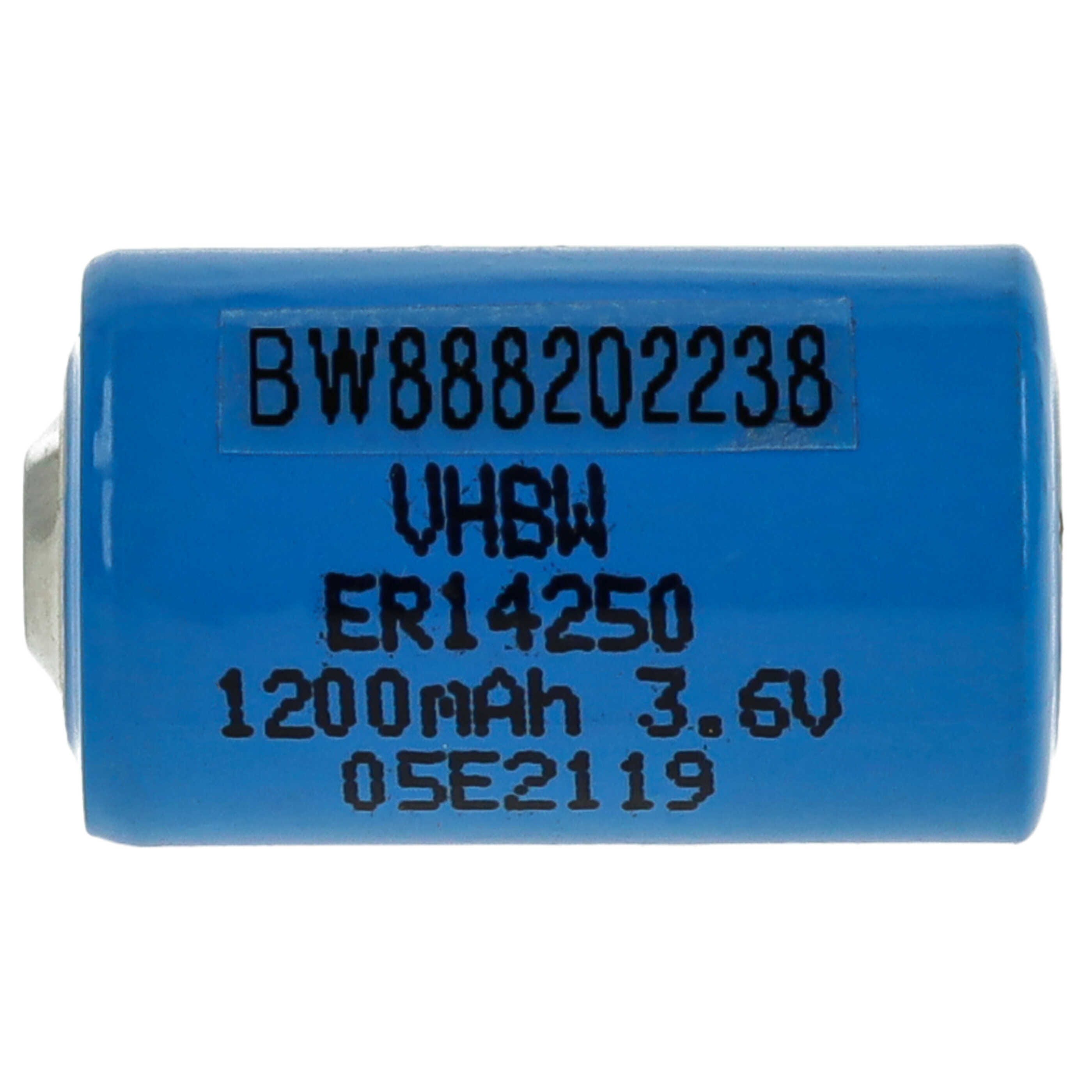 Vhbw 10x Piles au lithium ER14250 remplacement pour UHE-ER14250-X