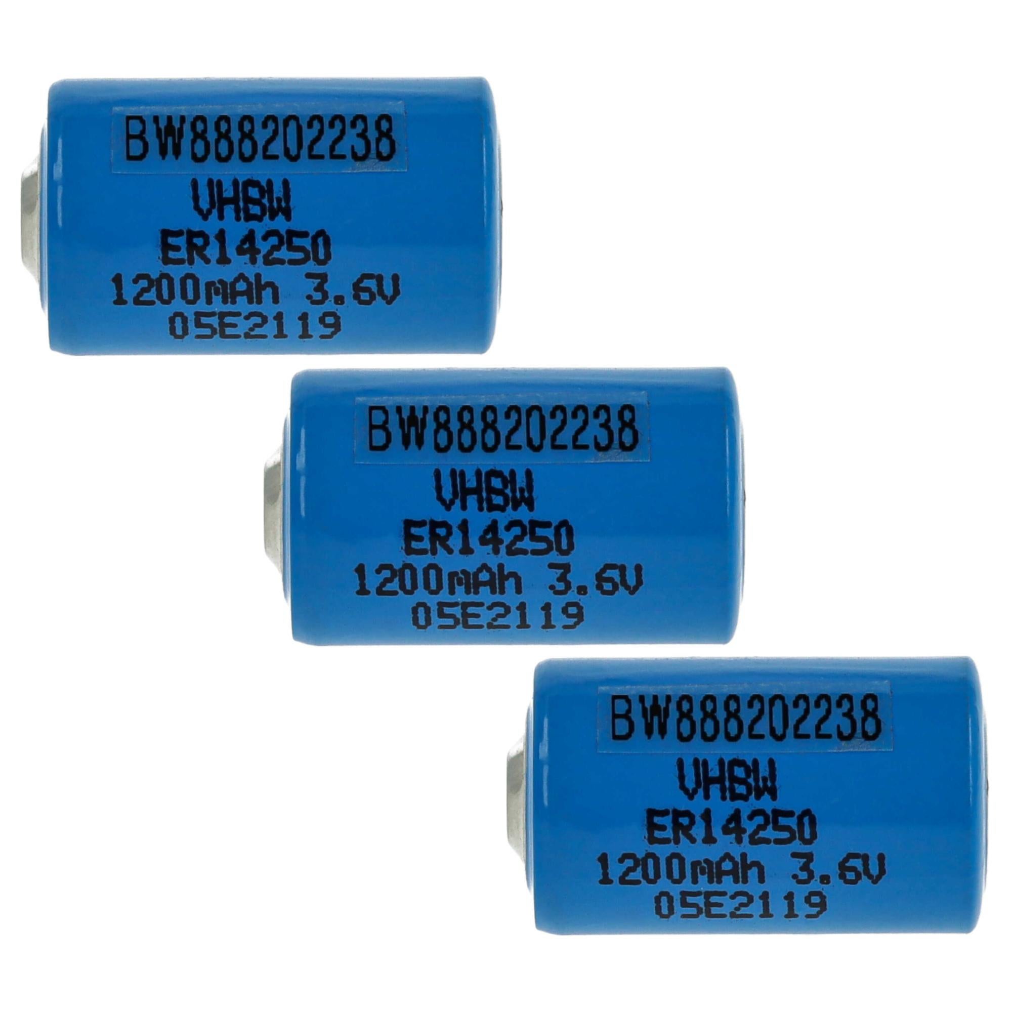ER14250 Lthium Batterie 1/2 AA 3.6 Volt 1200mAh, Autres, Piles au lithium, Piles