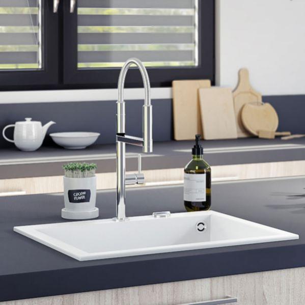 douchette chromé SASHA Leroy Merlin