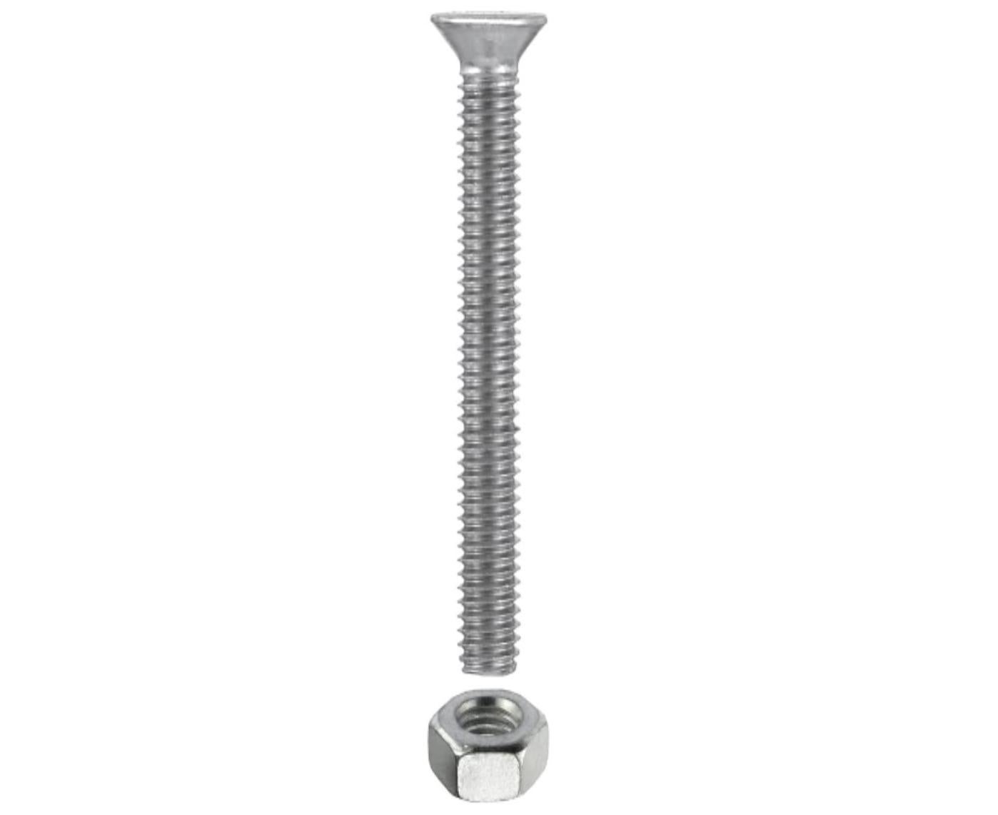 Viti Autofilettanti Testa Piatta Svasata, Nere, Phillips, Misure Metriche M2 M2,3 M2,5 M3 M4