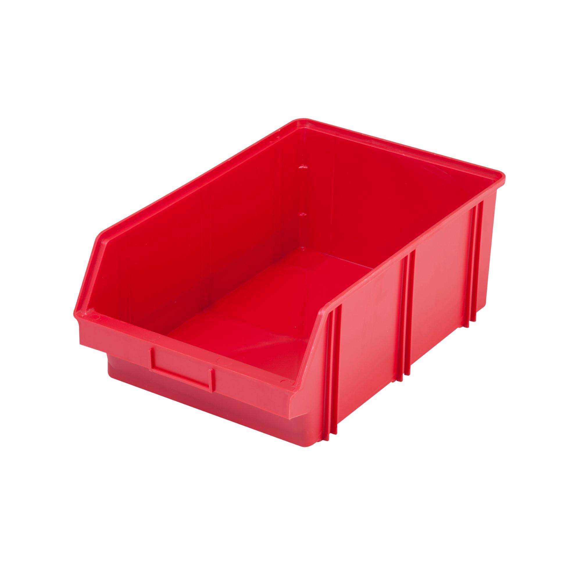 Lot de 8 bacs à bec gerbables rouges 48,5 x 31 x 18,5cm x8 PROVOST ...