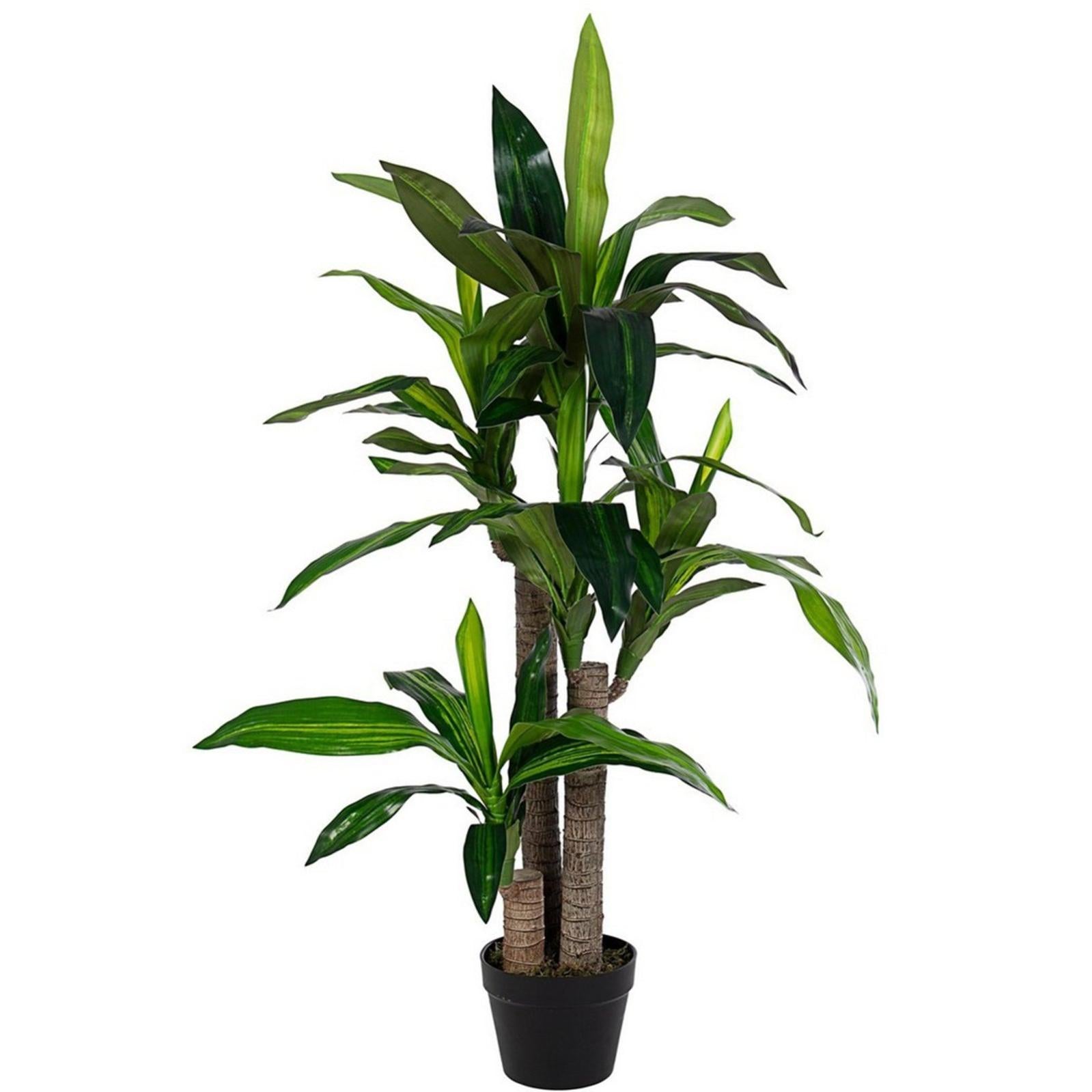Spetebo – Set Da 4 Piante Artificiali In Vaso Bianco, Alte 17 Cm, Decorazione Da Tavolo