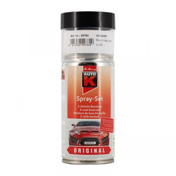 Kit Vernice Per Auto MG PRIME Volkswagen VW LC9Z/C9Z/Z4 Black Magic Pearl - Bombolette Base E Trasparente 400ml