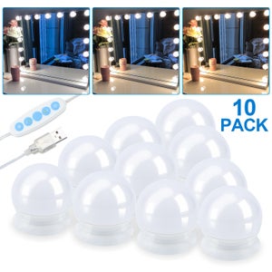 Lampe miroir LED DIY Lampe USB Maquillage Variable 10 LED
