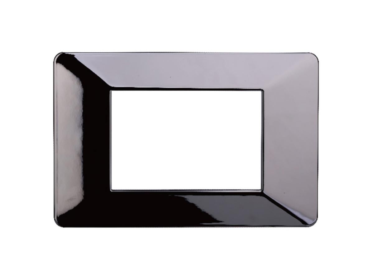 Plaque En Verre Blanc Vimar Plana 3 Modules – Compatible, étroit EV84301