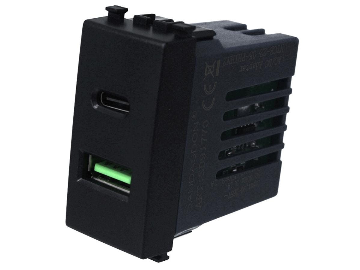 LUOATIP Caricatore USB da Muro, 2-Pack 2.1A 5V Caricabatterie LUOATIP Caricatore USB da Muro, 2-Pack 2.1A 5V Caricabatterie