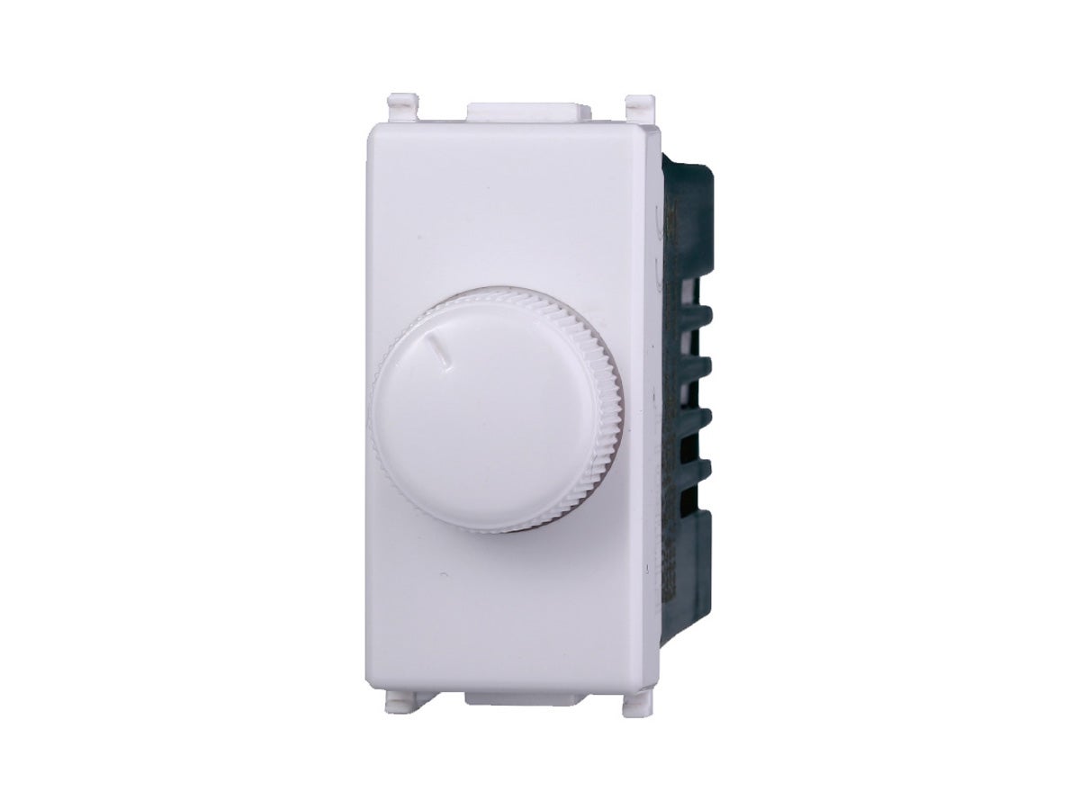 Gasiashop - EV1301 - MODULO INTERRUTTORE DIMMER 1P 230V 100W-1000W BIANCO  COMPATIBILE VIMAR PLANA - ETTROIT