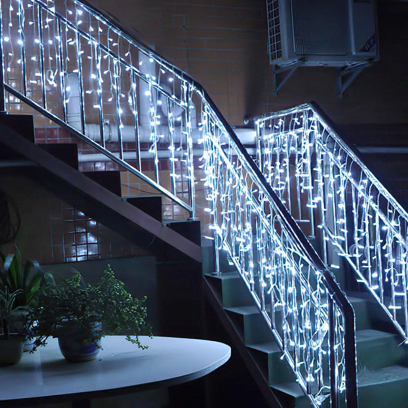 400 LED pluie verglaçante décoration de fenêtre de Noël guirlande