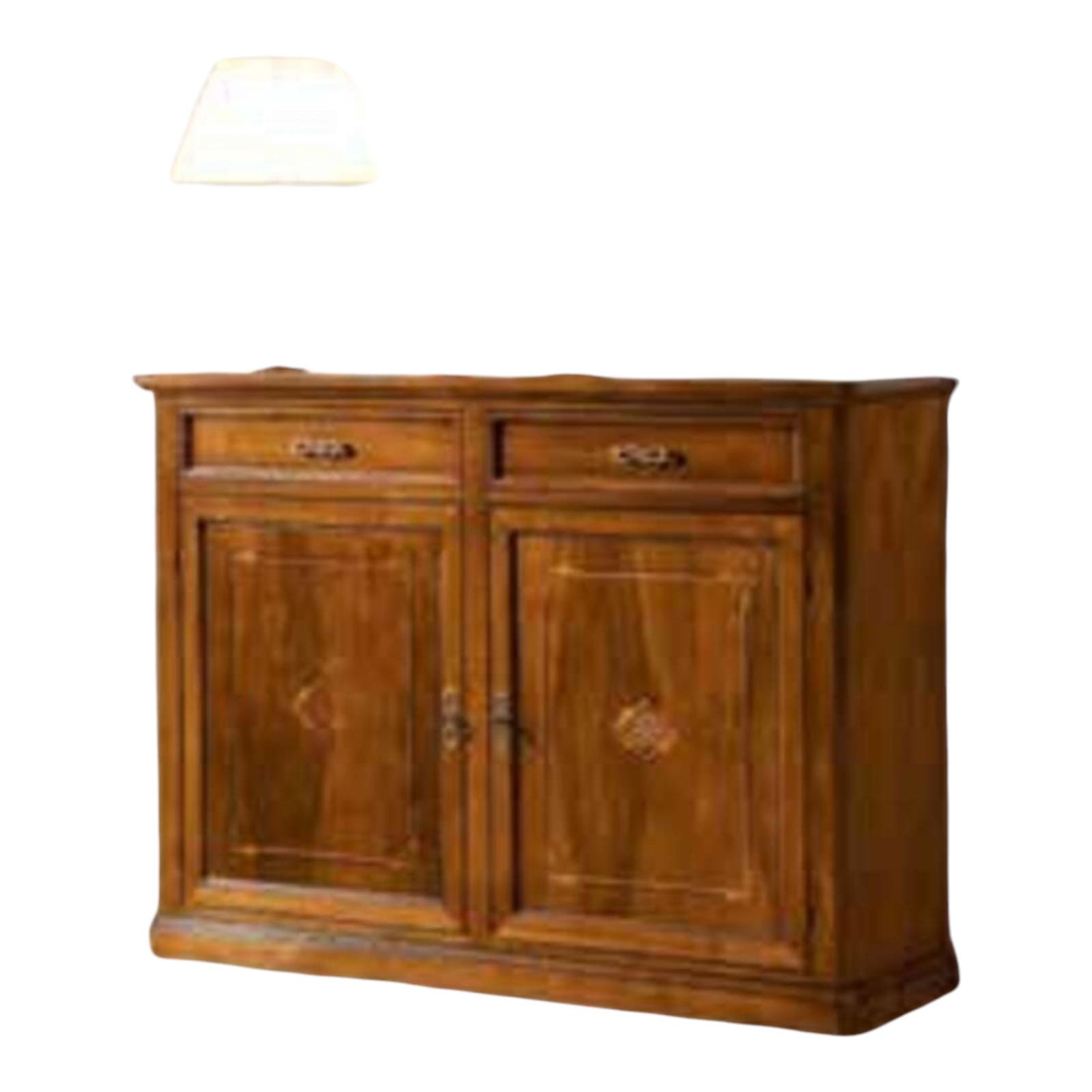 MOBILI 2G MADIA CREDENZA 2 PORTE ARTE POVERA IN LEGNO BASSANO L.150 P