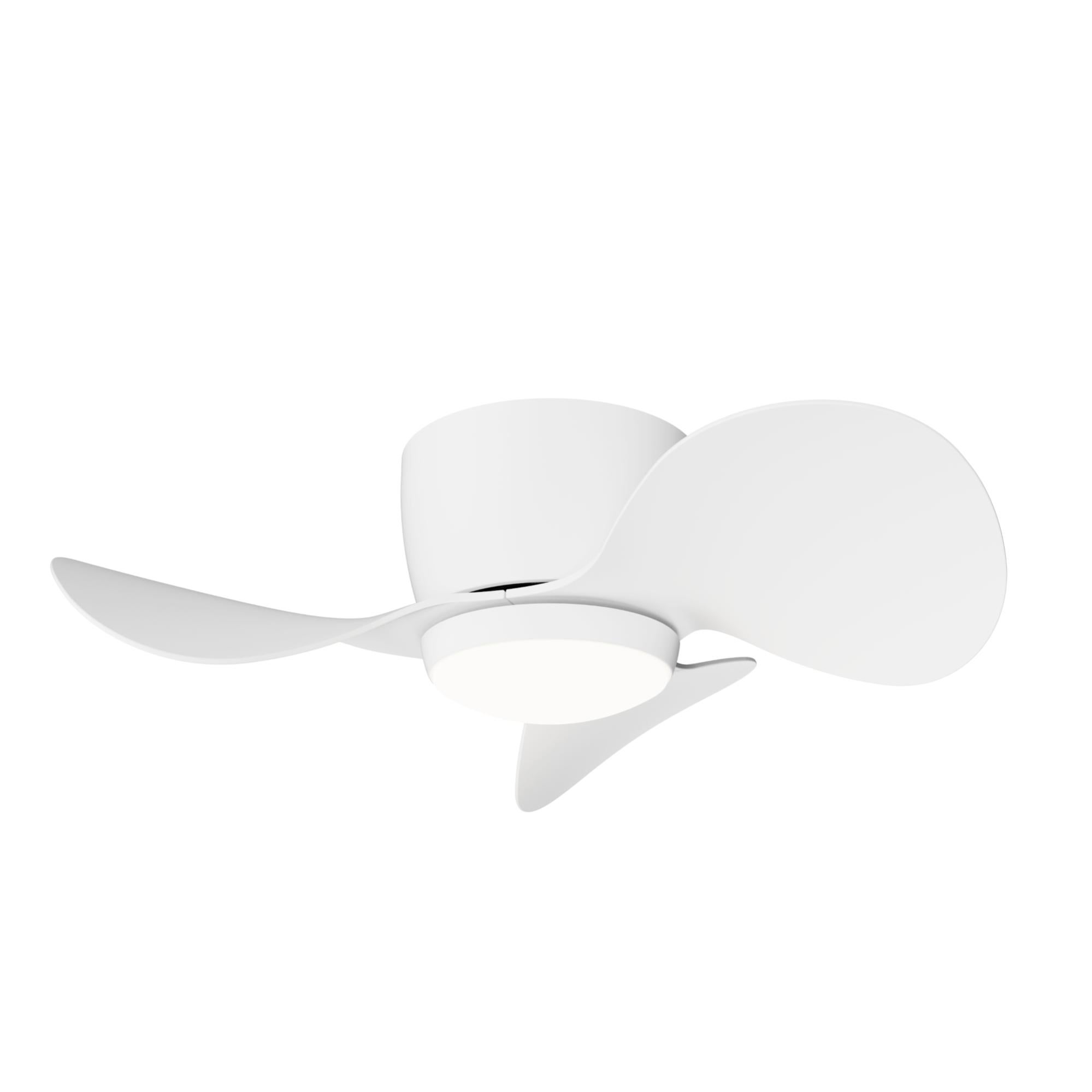 Forma Di Fiore Ventilatore Da Soffitto Con Luce E Telecomando Dimmerabile Reversibile 6 Velocità Lampadario Con Ventilatore Da Soffitto Silenzioso Lampadario Ventilatore Soggiorno-White|65CM