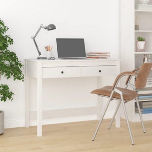 Esse escritorio moderno para oficina y estudio con estante, Made in Italy,  mesa de ordenador, escritorio para PC, 140x60h75 cm, color blanco ceniza