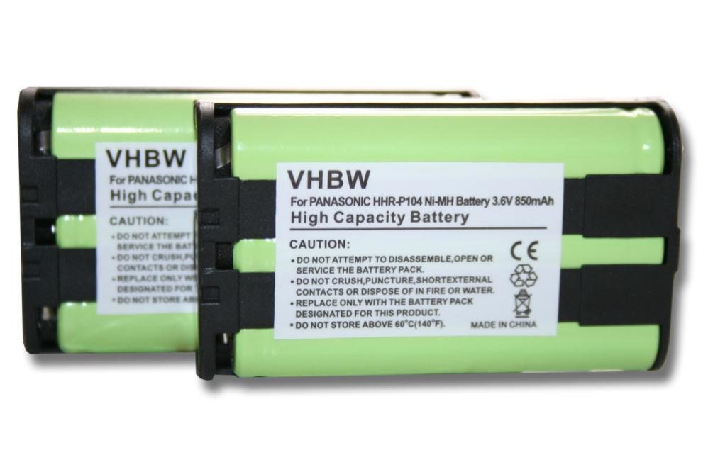 HQRP Replacement Battery For Panasonic Cordless Phones - 3.6V 850mAh Ni-Mh Telephone Battery