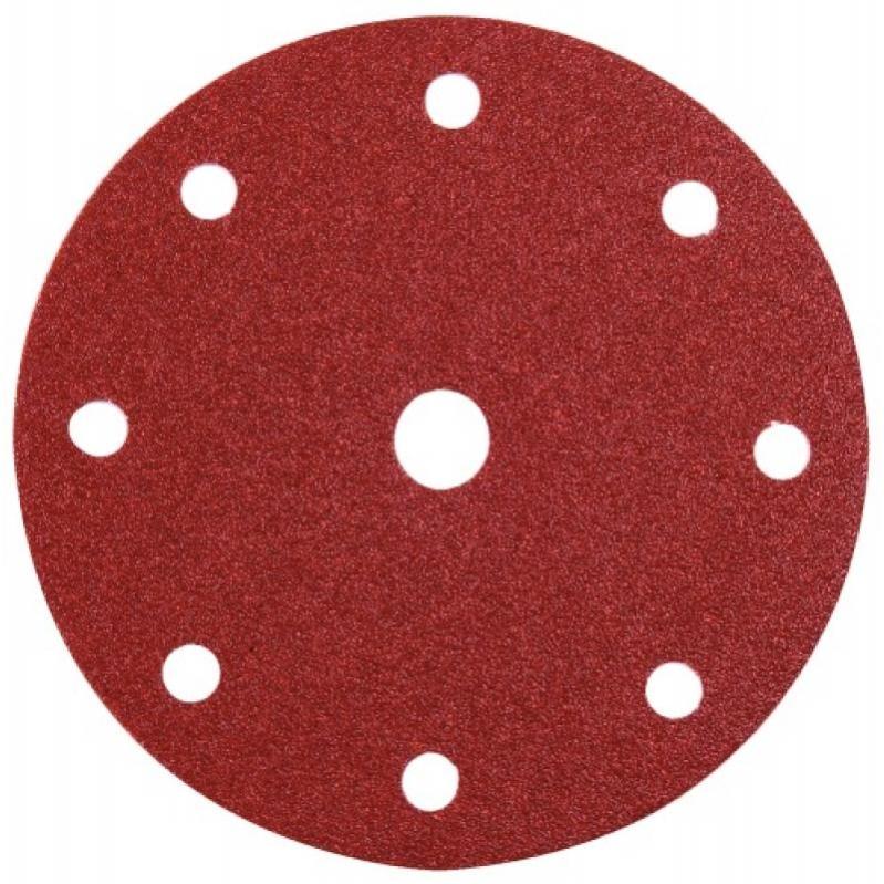 Lot De 50 Disques Abrasifs Diamant 150mm - Pour Ponceuse Excentrique - Grain 80 - Anticolmatage