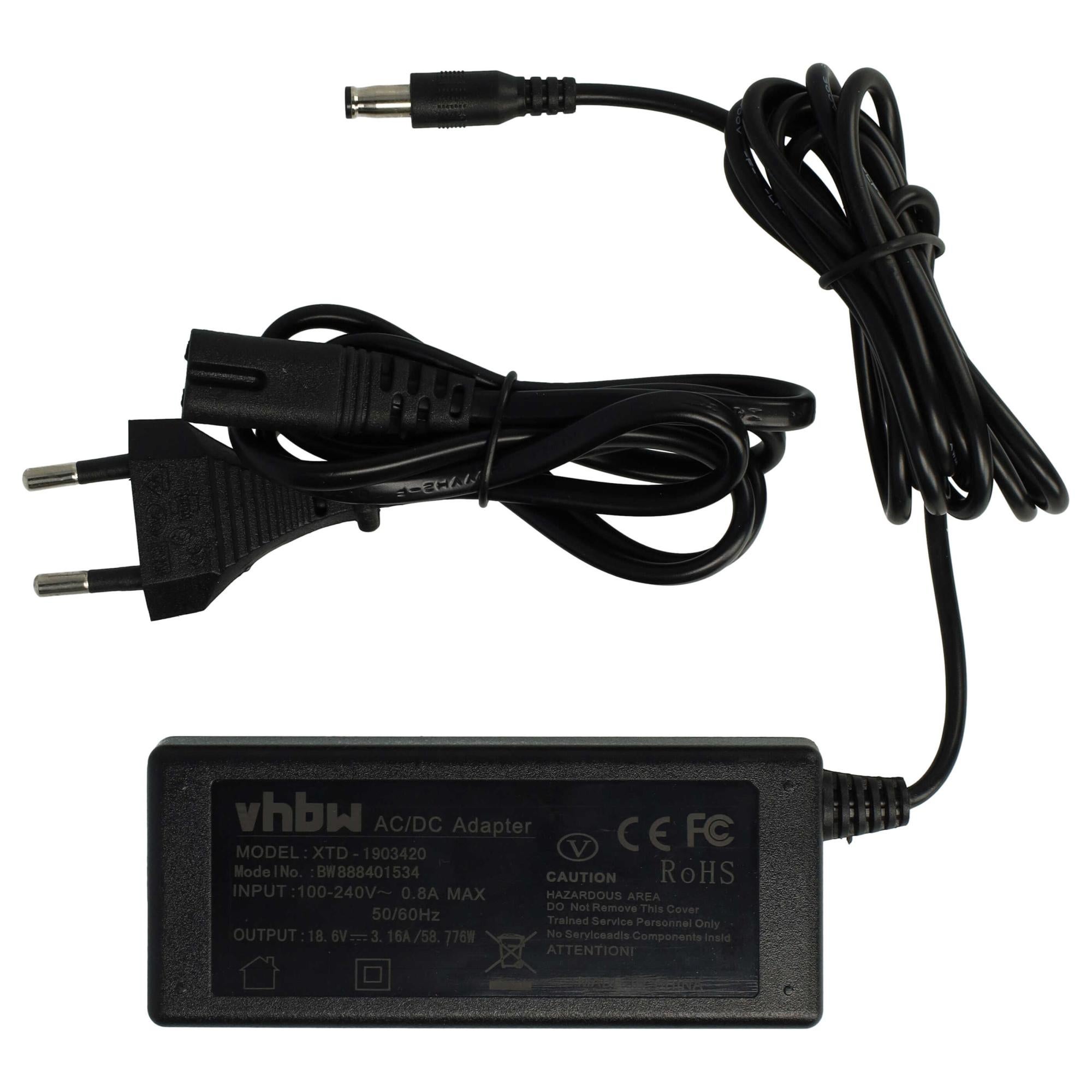 Alimentatore Per Radio Festool BR 10 - Cavo Di Ricambio 242cm, 19V/1.2A, Compatibile - Foto 5