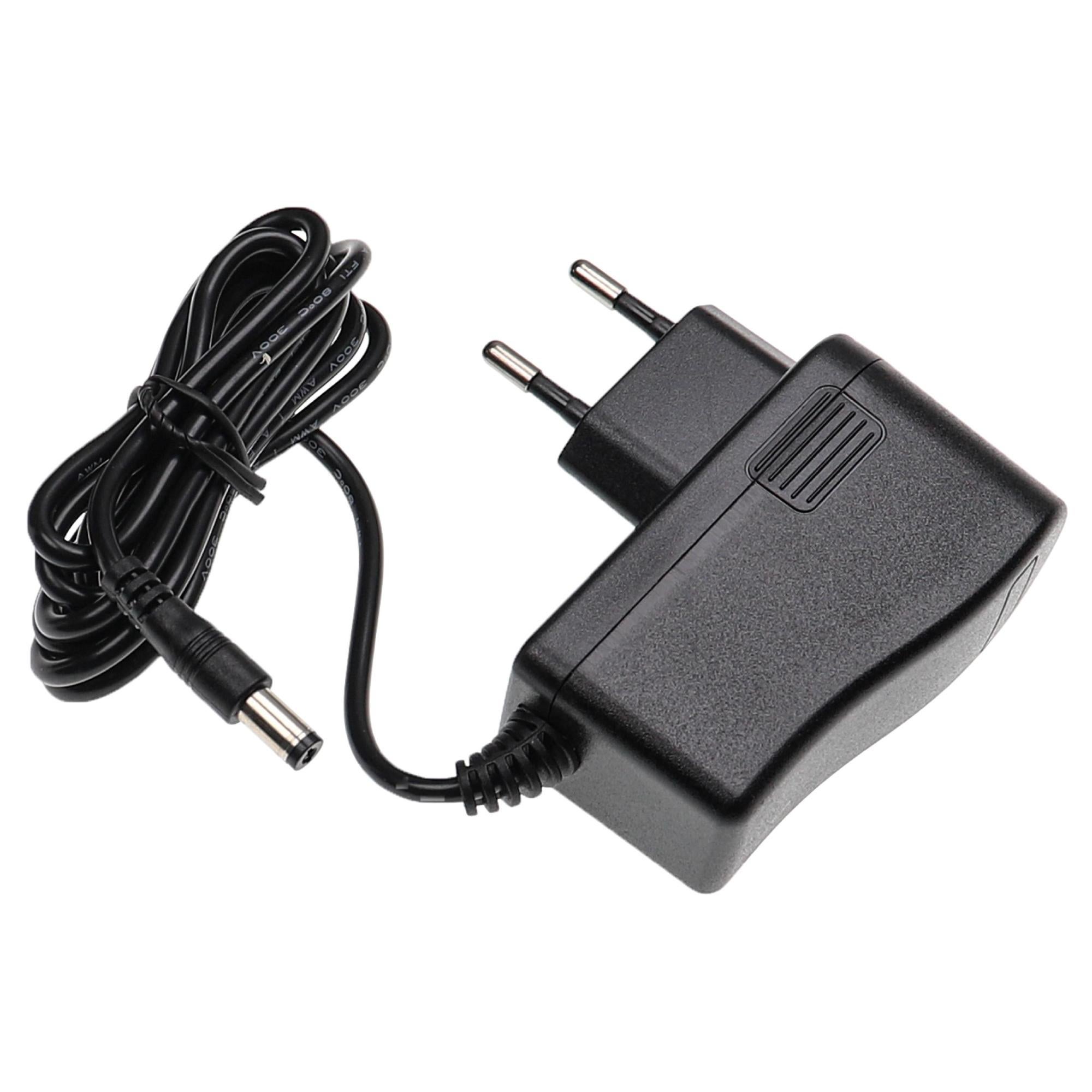 Vhbw Alimentatore 19V 600mA Per Robot Aspirapolvere Zaco A4s, A6, V5s Pro, V5x, A10, A8s, A9s, A9s Pro, V3s Pro, V4, V6, V80, V85, 2m