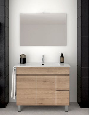 Meuble salle de bain bas sous-vasque TLB170 - 170 x 43 x 28 cm