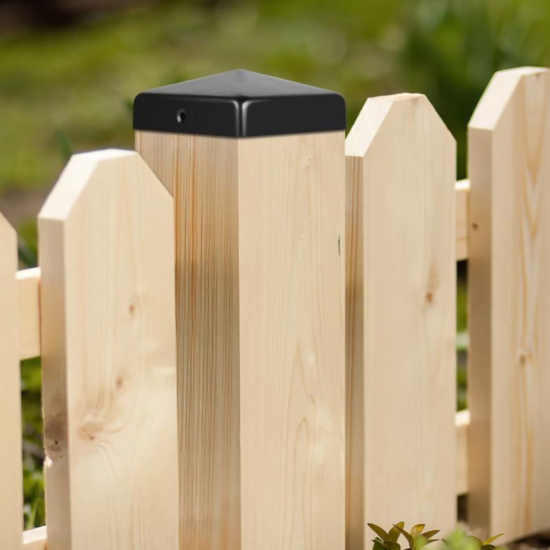 Copripalo Zincato A Caldo Con Sfera Per Pali Quadro In Legno - 91 X 91 Mm - Foto 4