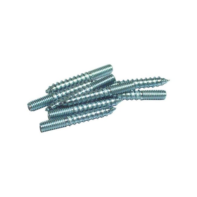 10Pcs Vis Double Filetage, Connecteur de Meubles en Bois, Double 10Pcs Vis Double Filetage, Connecteur de Meubles en Bois, Double