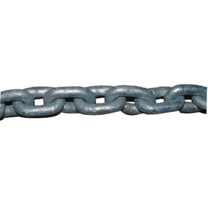Chaîne D'avertissement Plastique 10 Mm X 10 M - Barrière De Signalisation Pour Chantiers, Parkings, Zones Dangereuses