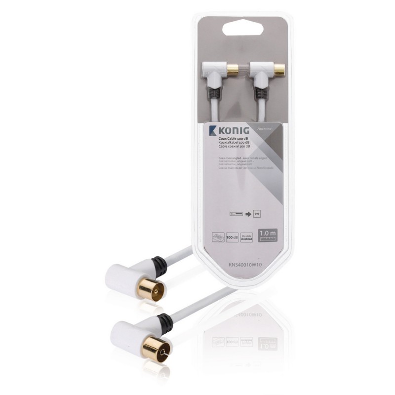 HDSAT HDSAT Câble antenne coaxial 100 dB Coax Mâle (IEC) Coax Femelle