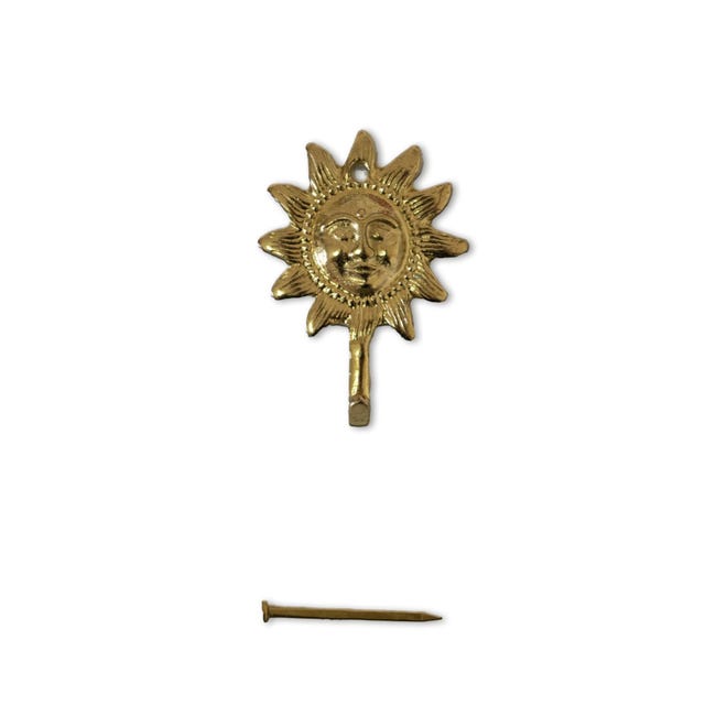 Fissaggio Specchio Senza Viti Ganci Per Specchi E Quadri In Ottone - 2 Pezzi, Carico Fino A 8 Kg, Facili Da Montare Ganci Decorativi Ottone - Foto 5