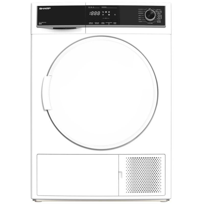 Sèche-Linge Sharp Condensation 7kg - Classe B - 65dB - Dimensions 59.6x84.5x52.3cm - Capacité 90 Litres