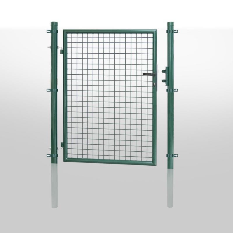 Recinzione Da Giardino Metallica Con Cancello - 10 Pannelli 98x72,9 Cm, Lunghezza Totale 7,3 Mt - Barriera Per Cani, Conigli E Aiuole, Antiruggine