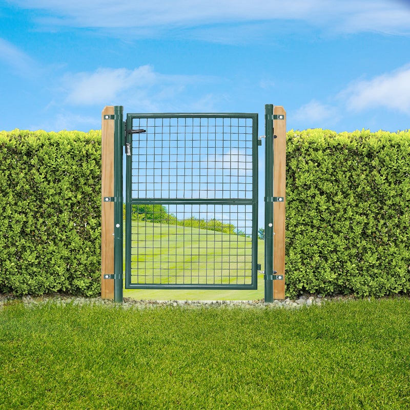 Rete elettrosaldata plasticata verde Colore Verde Altezza recinzione 100 cm  Colore Verde Altezza recinzione 100 cm