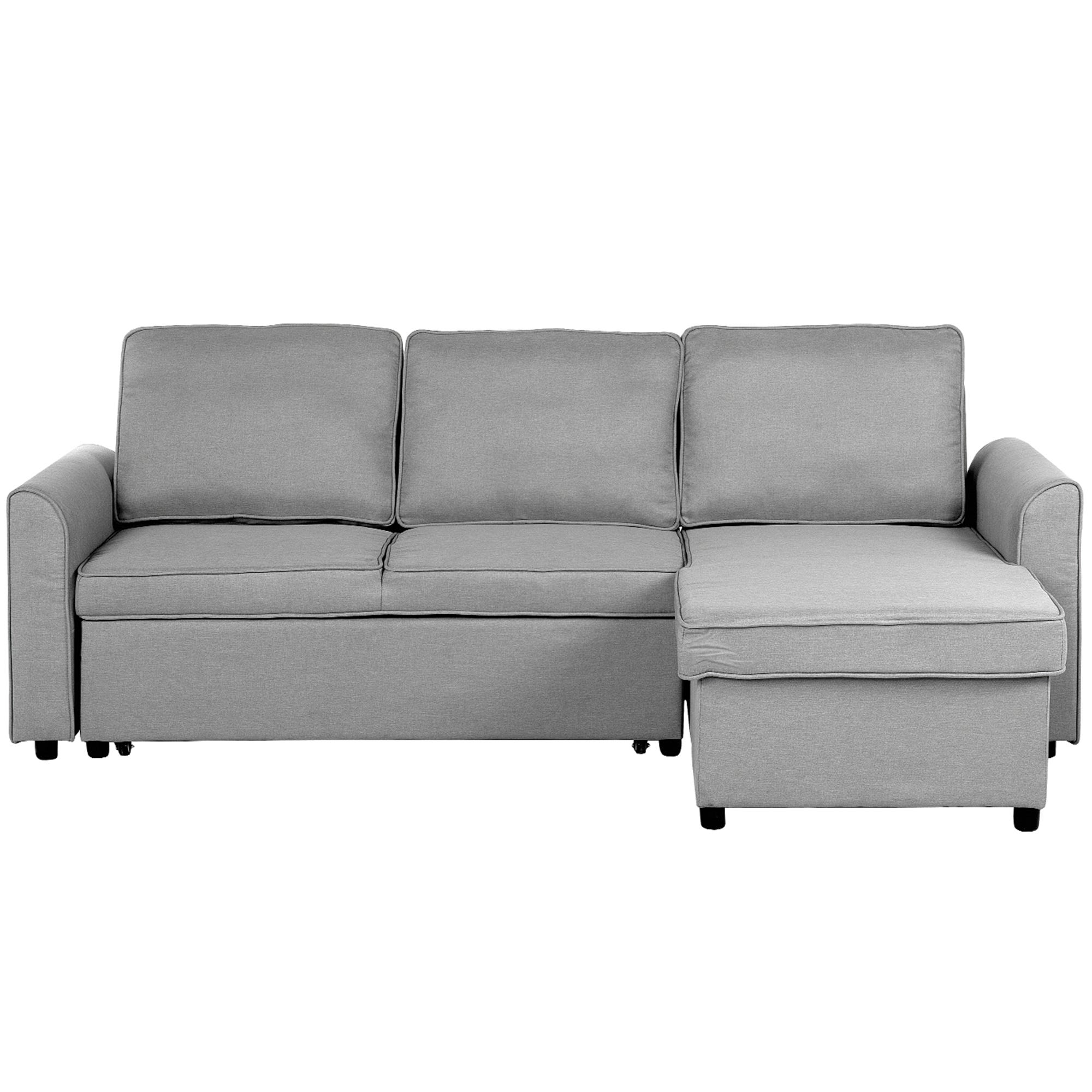 Sofá esquinero en forma de L de 3 plazas, sofá esquinero extraíble de tela  con sofá de almacenamiento, moderno sofá cama extra cómodo para sala de