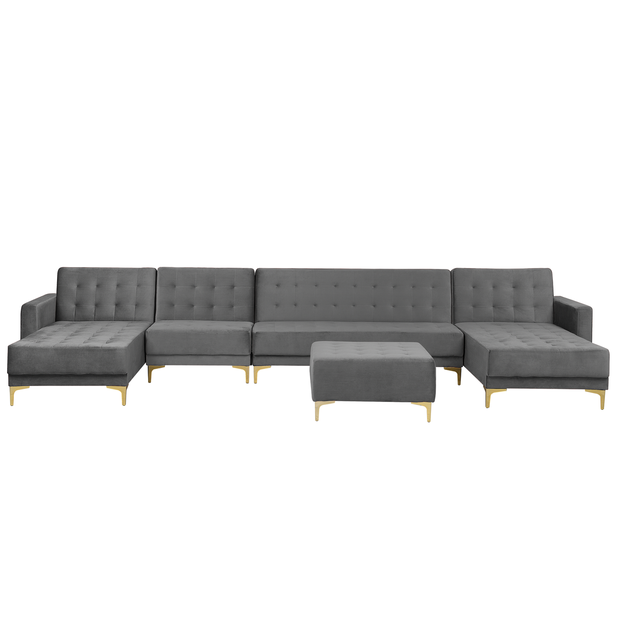 Divano per Bambini Con Ottomano/Pelle PVC, Poltrona Imbottita per
