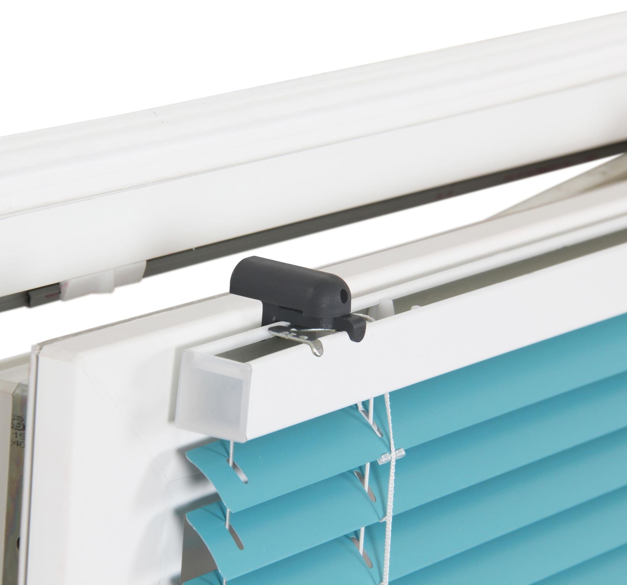 3 Fixations sans perçage universelles & réglables pour Store Vénitien Anthracite Leroy Merlin