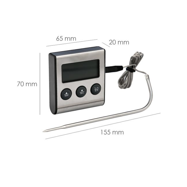 Termometro Digital Industrial Medidor De Temperatura Laser BBQ Cocina  Pistola 
