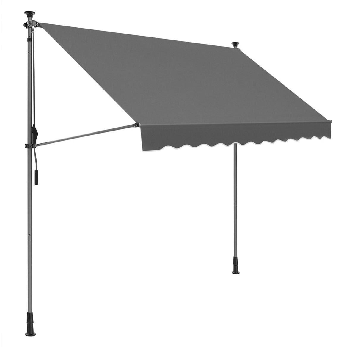 Store banne manuel store extérieur terrasse réglable en hauteur avec