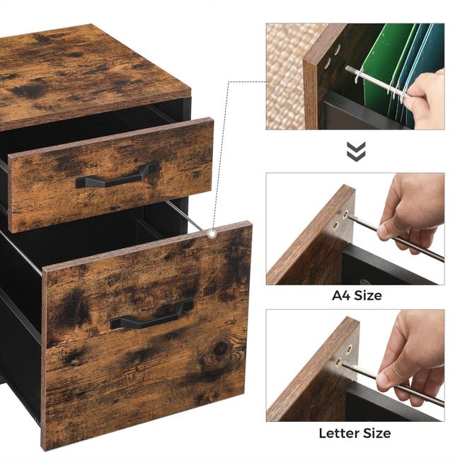 ② Armoire en bois rangement papier bureau format A4 — Bricolage