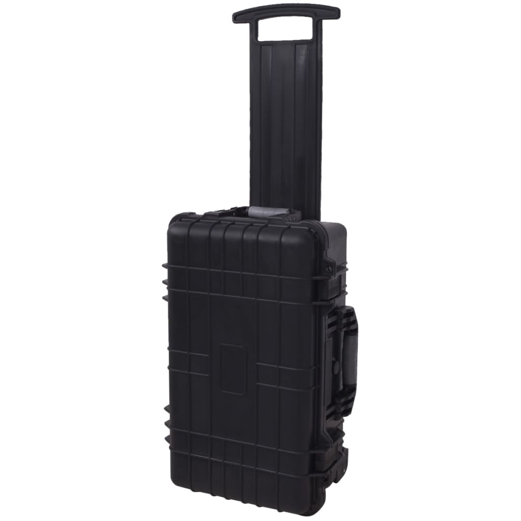 Caisse valise coffre boîte à outils à roulette rangement stockage 3 parties  92 cm