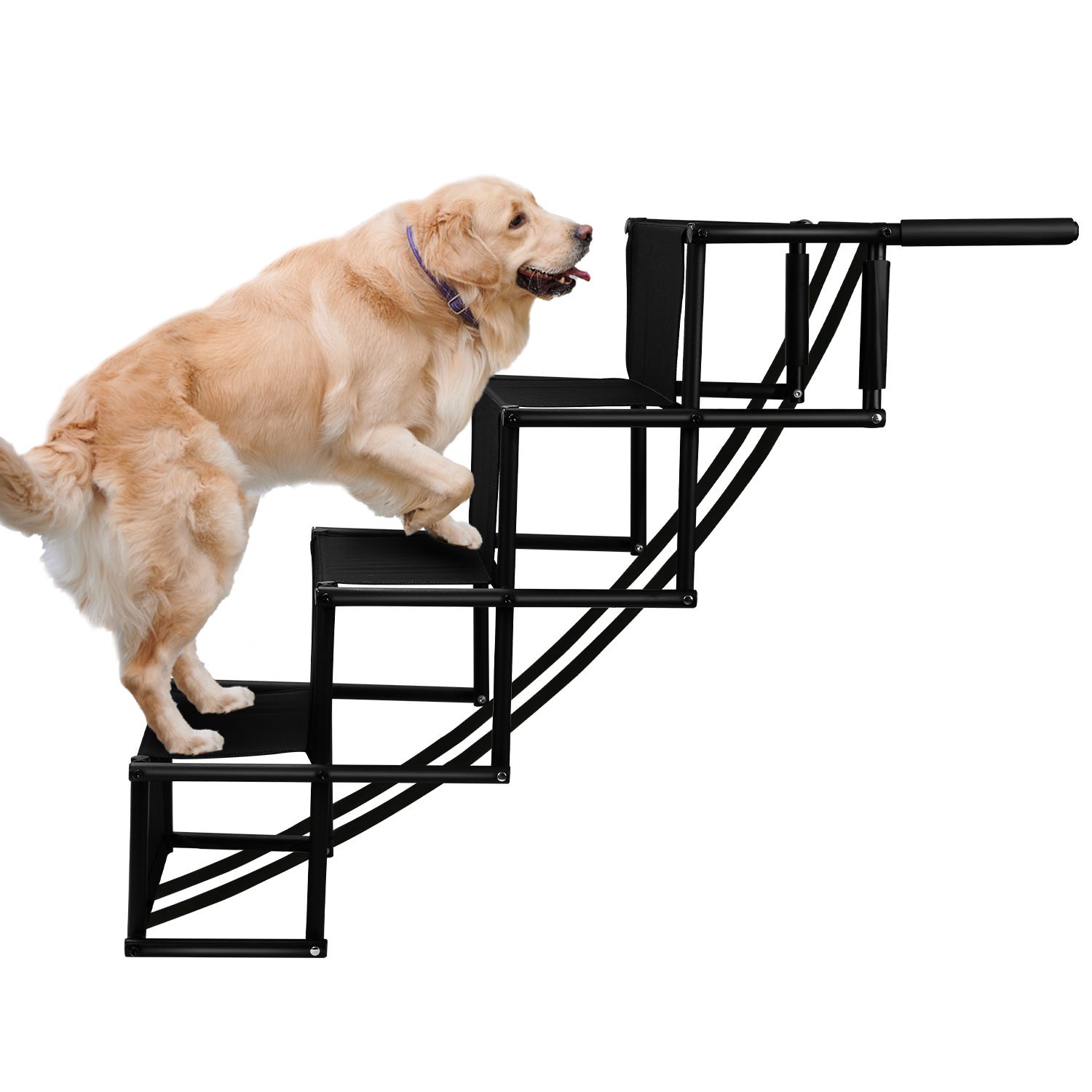 Escalier pour chien, Rampe pour chien, pliable, Escalier pliable pour Chiens,  rampe pour chien,jusqu'à 60kg, pour Les Voitures Lit