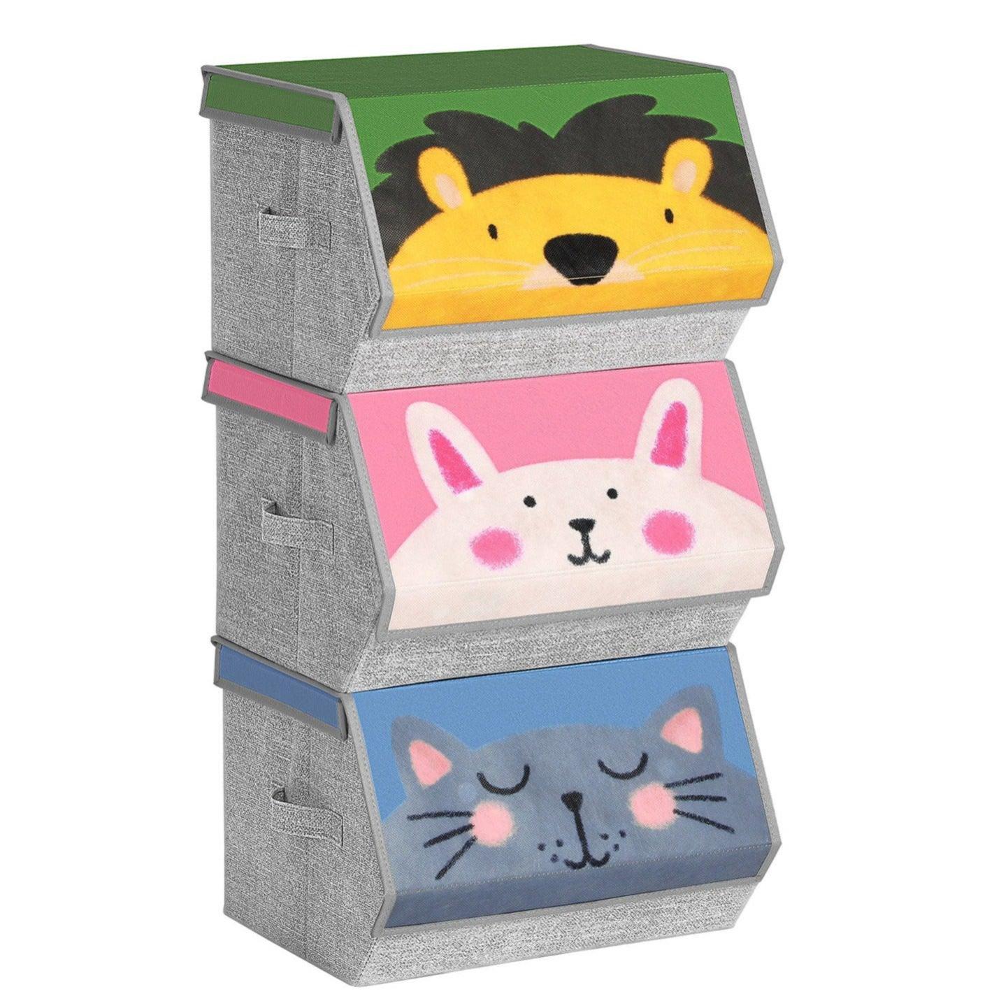 Boîte De Rangement Extra Large Pliable Avec Couvercle - 99 X 34 X 39 Cm Gris - Vêtements Et Chambre Enfant