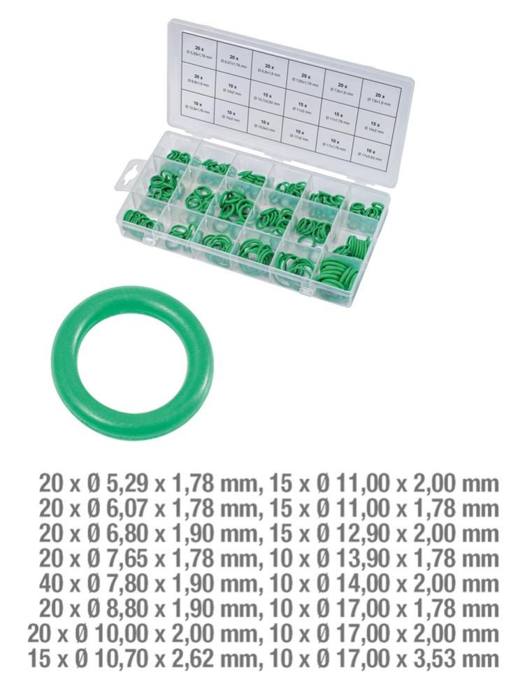 AMSAMOTION O-Ring Assortment Nitrile 270 pcs. 18 Sizes - HNBR Sealing AMSAMOTION O-Ring Assortment Nitrile 270 pcs. 18 Sizes - HNBR Sealing