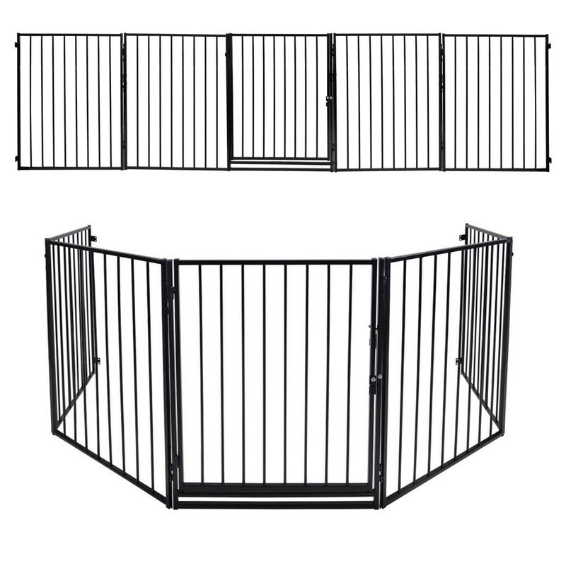 Barrière de sécurité grille de protection pour enfants pour cheminée et  escaliers longeur totale 3 mètres