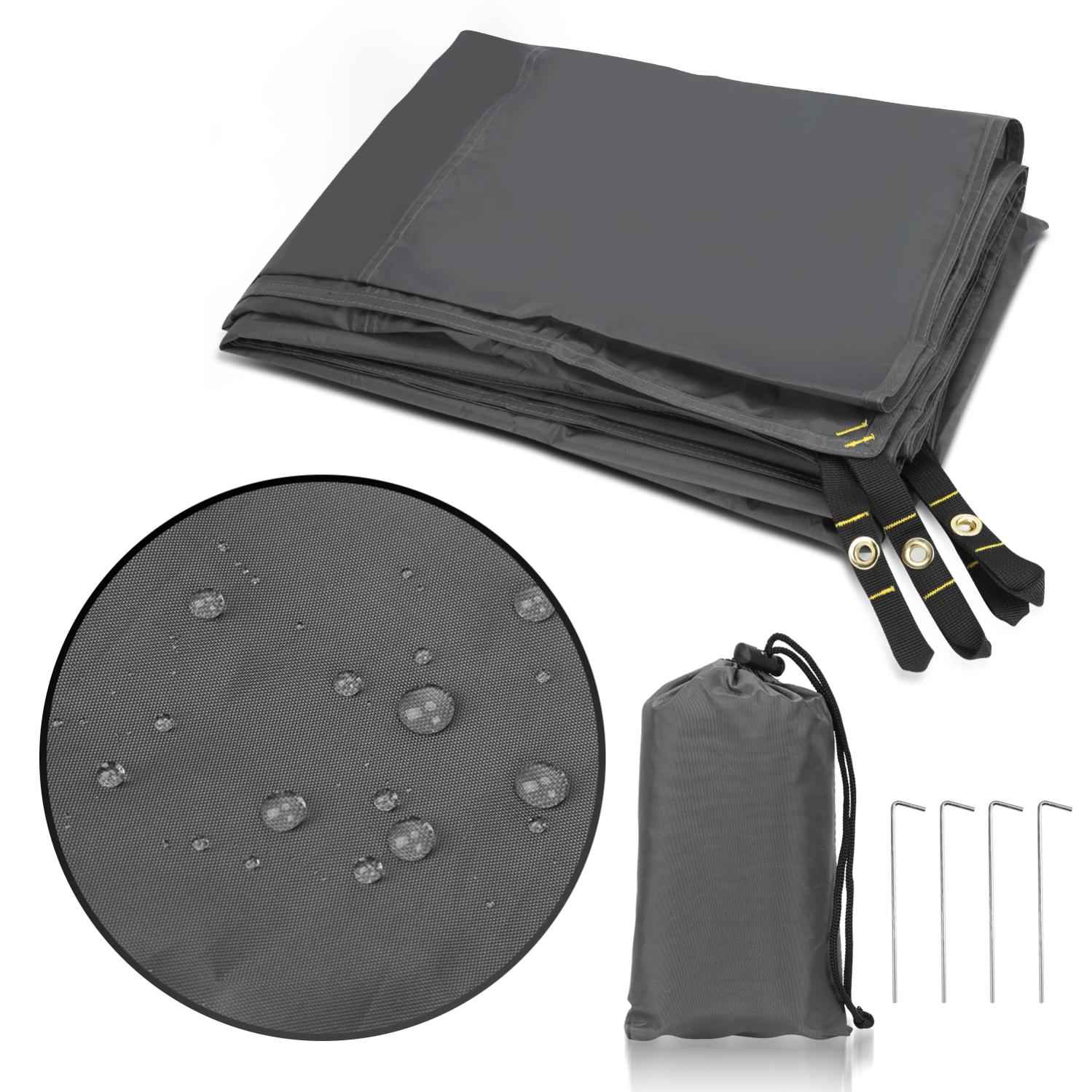 Tapis De Camping Ikodm - Antidérapant Et UV-Resistant - Avec Sac De Transport Et Sardines