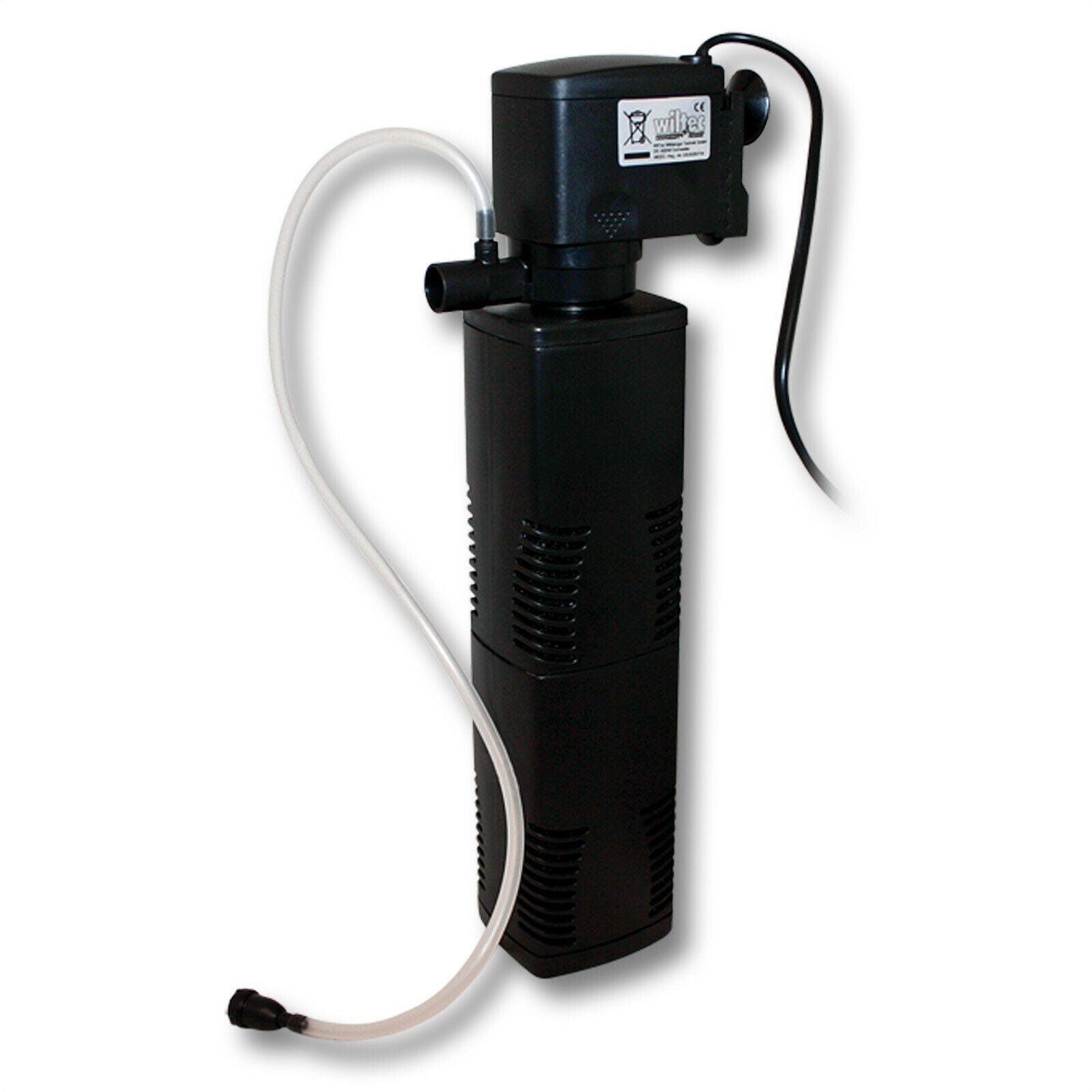 Pompe filtre aquarium bio extérieur 1 400 litres par heure 9 watts