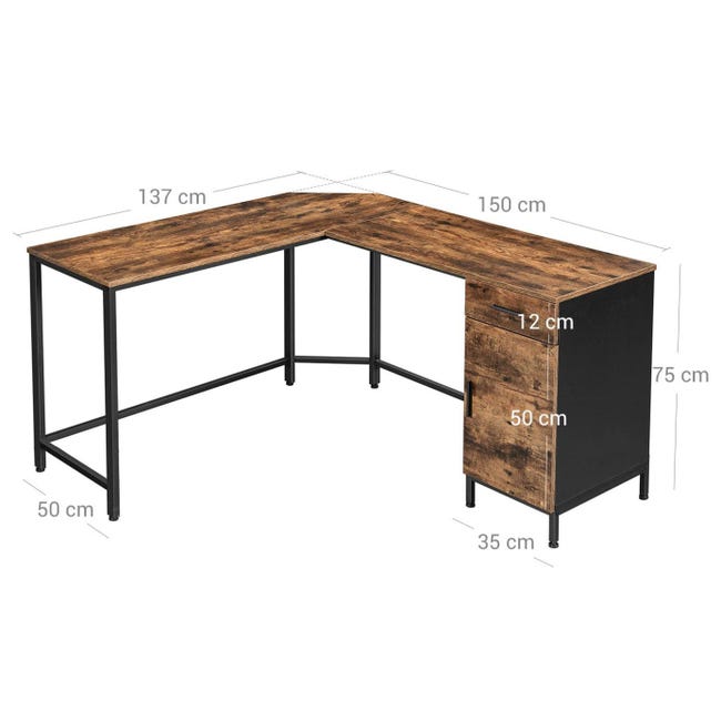 Confronor-Table de rangement pour bureau debout ou de serrage