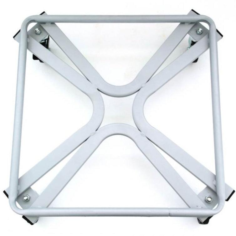 Plant Caddy Portavasi for piante in ferro quadrato in metallo con rotelle Supporto for piante in