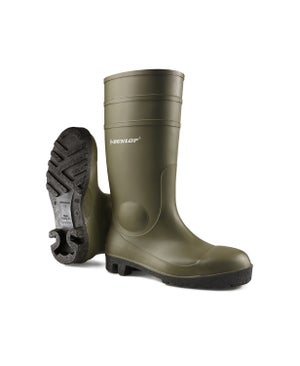 Dunlop protomaster green pvc boot s5 t-39