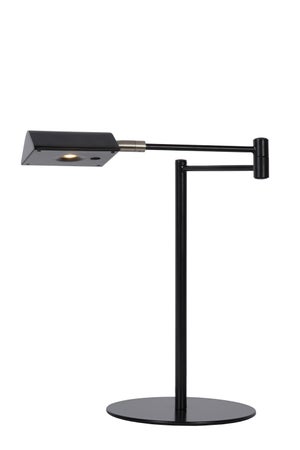 Lucide AGENA - Lampe de bureau - LED Dim. - 1x15W 2700K - Noir